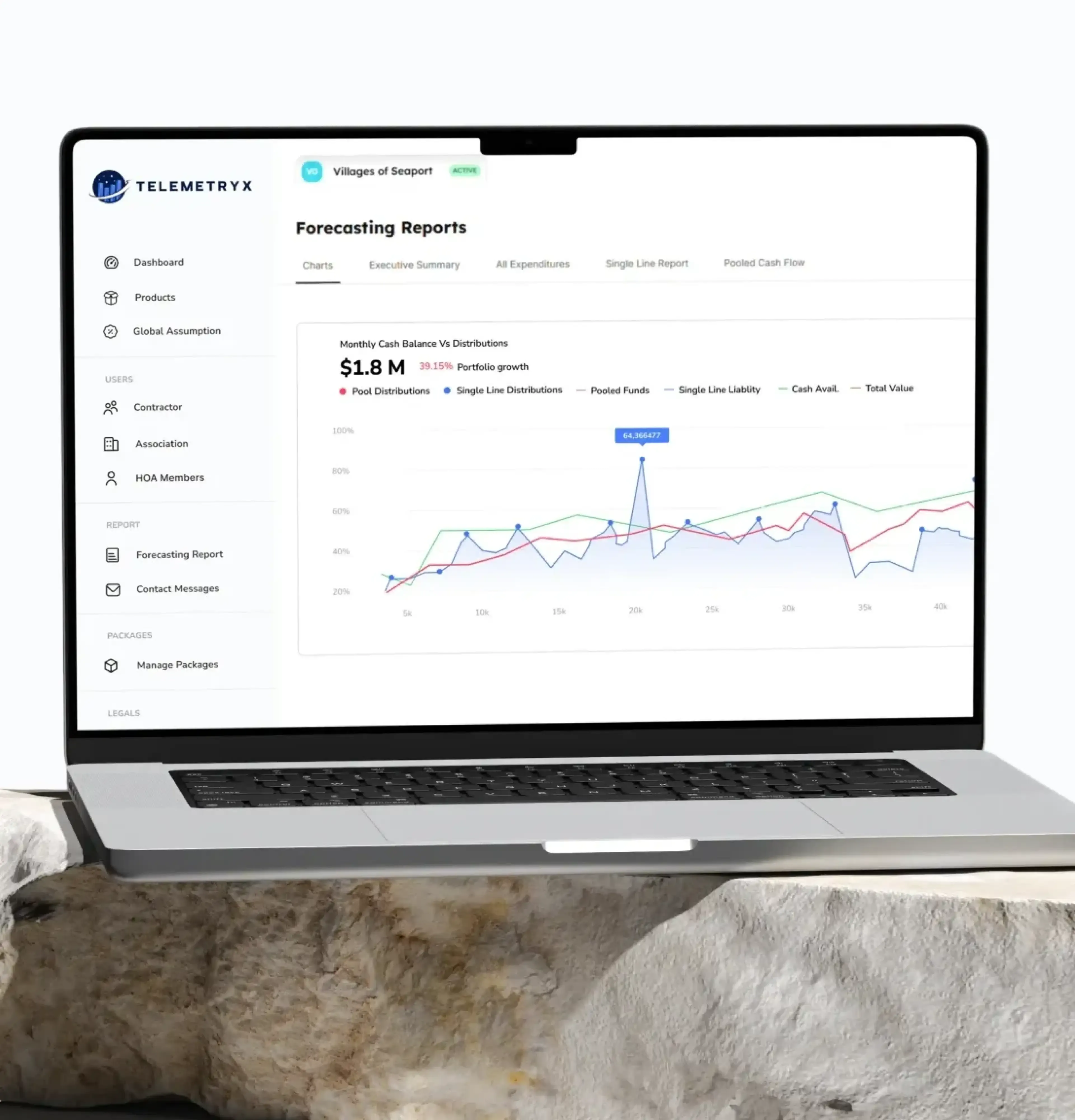 Telemetryx: Financial Forecasting & Planning Platform