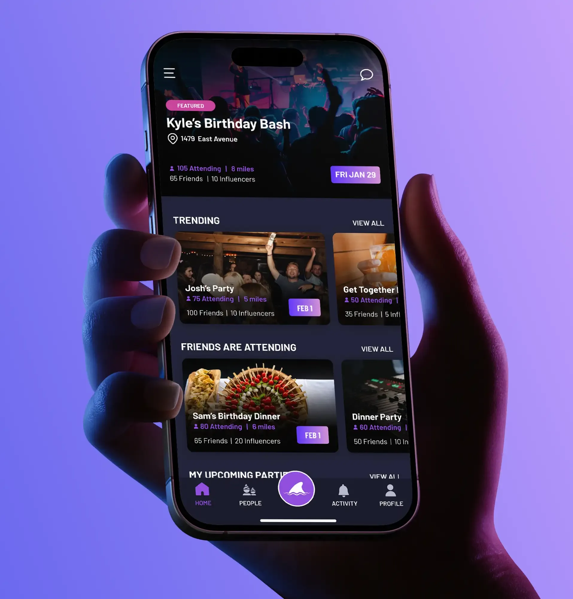 PartyShark: Event Management Software Platform