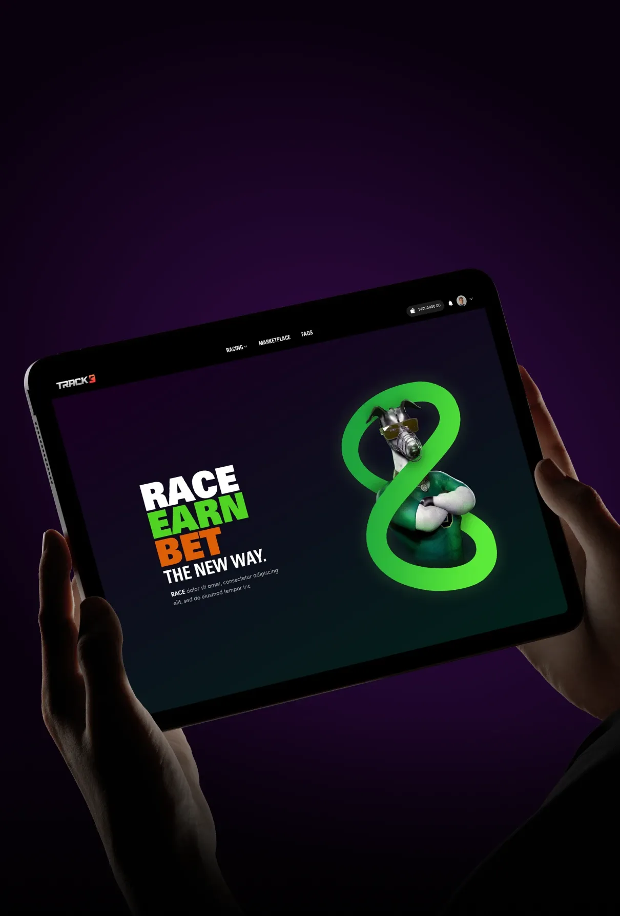 TracK9: Virtual Dog Racing Experience